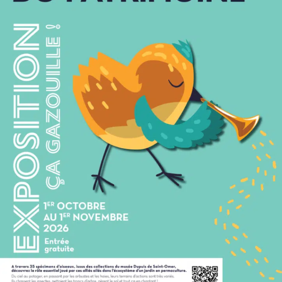 ça gazouille Ça gazouille ! Harmonie d’un jardin vivant (1er octobre > 1er novembre 2026) à la Maison du Patrimoine